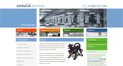 Desktop Screenshot of cerberus-services.co.uk